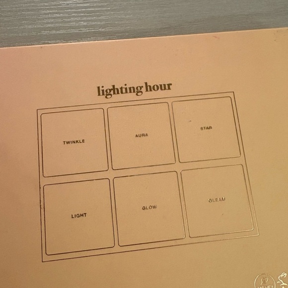 Kara Beauty Lighting Hour Eyeshadow Palette - Pink and Gold - Picture 2 of 3